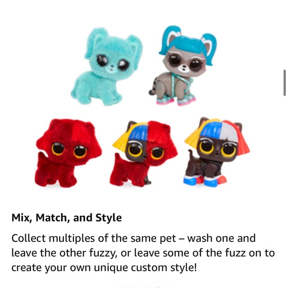 L.O.L. Surprise! Toys Lol Surprise Fuzzy Pets Makeover Series